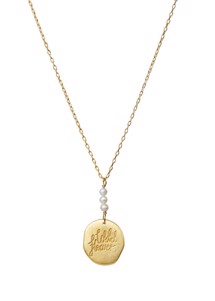 Mille necklace Gold Maanesten 